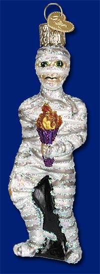 Mummified Remains Glass Ornament 1 Mummified Remains Glass Ornament