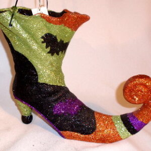 "Witch's Glittered Shoe"