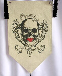 Count Dragula Courtyard Banner