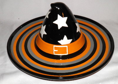 Witches Hat Chip & Dip Tray and Bowl 1 Witches Hat Chip & Dip Tray and Bowl