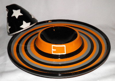 Witches Hat Chip & Dip Tray and Bowl 2 Witches Hat Chip & Dip Tray and Bowl - Image 2