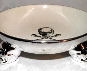 Skull footed Candy Dish