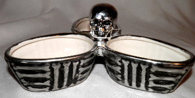 Skull 3-Section Candy Dish 1 Skull 3-Section Candy Dish