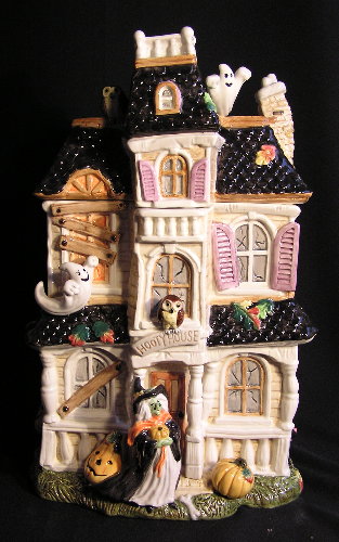 Halloween Haunted House Cookie Jar 1 Halloween Haunted House Cookie Jar