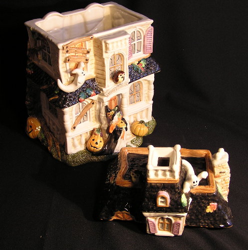 Halloween Haunted House Cookie Jar 2 Halloween Haunted House Cookie Jar - Image 2