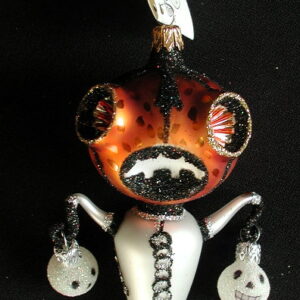 Larry Fraga Boo Baby Glass Ornament