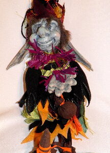 Forrest Goblin Doll with Shoulder Bag