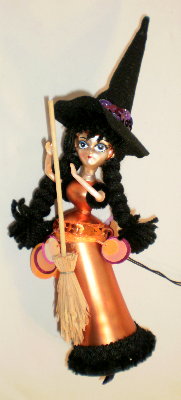 Halloween Party Goers Annealed Ornament "B" 1 Halloween Party Goers Annealed Ornament "B"