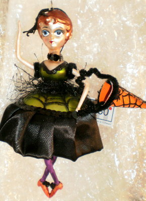 Halloween Party Goers Annealed Ornament "F" 1 Halloween Party Goers Annealed Ornament "F"