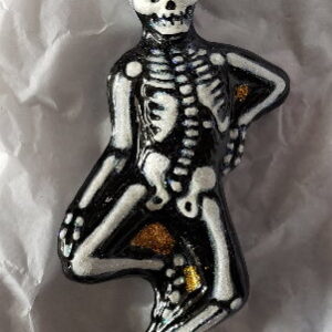 Mr. Bones Glass Ornament