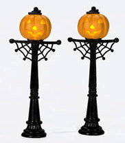 Pumpkin Street Lights by Department 56