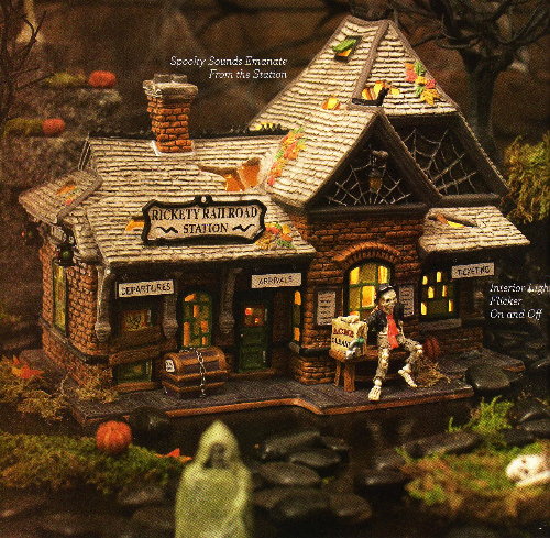 Rickety Railroad Train Station by Department 56 1 Rickety Railroad Train Station by Department 56