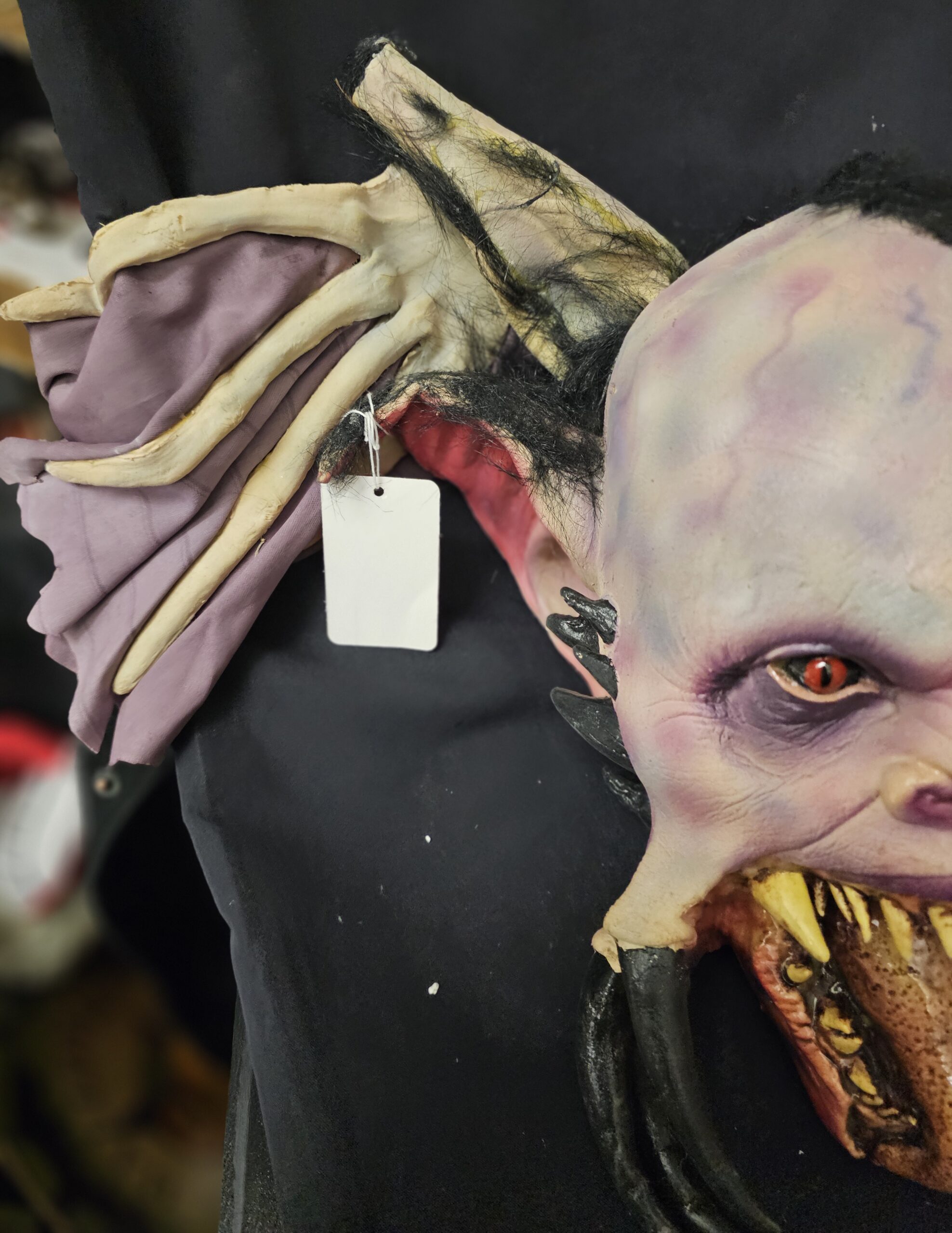 Bump in the Night Bat Winged Vampire Skull Latex Display 8 Bump in the Night Bat Winged Vampire Skull Latex Display - Image 8