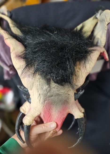 Bump in the Night Bat Winged Vampire Skull Latex Display 5 Bump in the Night Bat Winged Vampire Skull Latex Display - Image 5