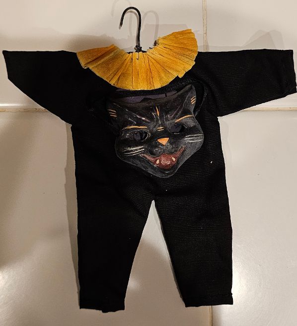 Rucus Studio Mini Black Cat Costume on Hangar Retired 2007 1 Rucus Studio Mini Black Cat Costume on Hangar Retired 2007