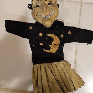 Rucus Studio Mini Witch Costume on Hangar Ornament Retired 2007