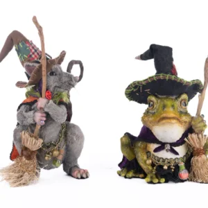 Katherine's Collection Rat And Frog Witches Assortment of 2