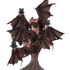 Katherine's Collection Jacks And Cats Bat Candelabra