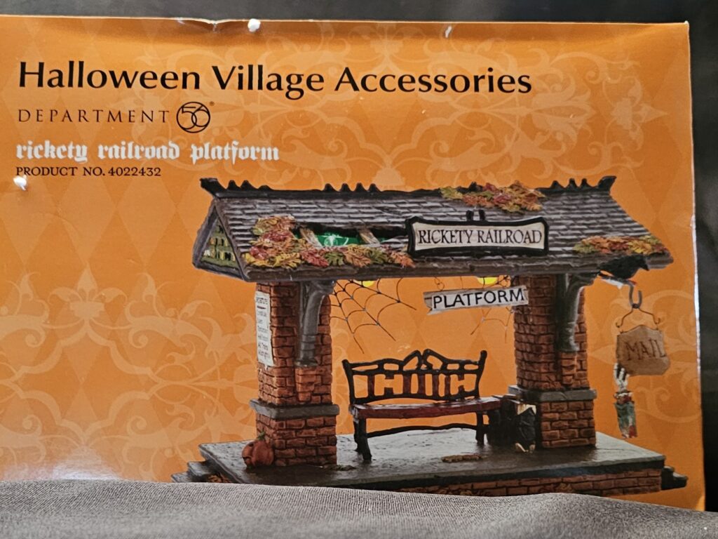 Halloween Gift Railroad Platform