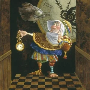 James Christensen TEMPUS FUGIT, giclee canvas
